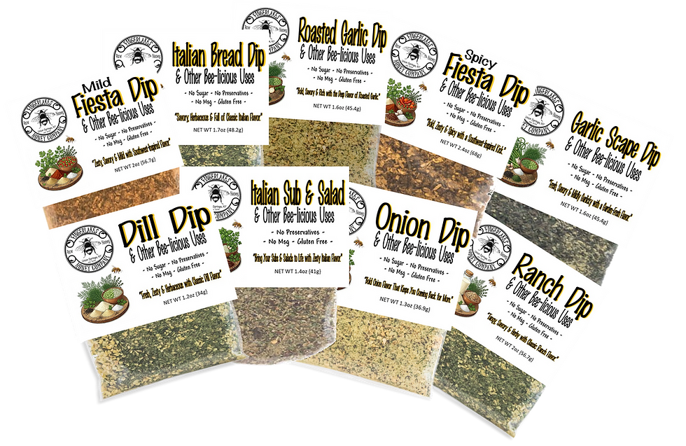 all our dip mix flavors