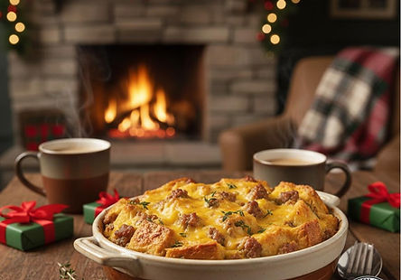 Savory Sausage & Herb Strata
