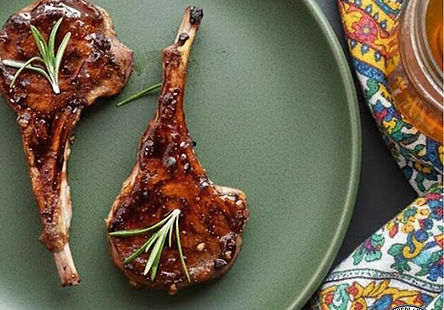 Honey Balsamic Lamb Chops for Two