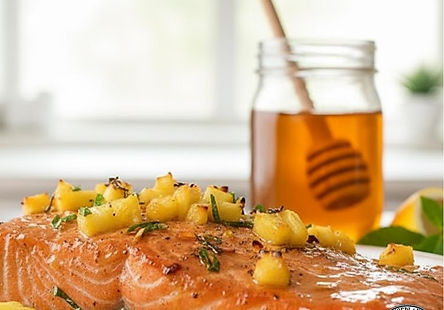 Honey Pineapple Salmon