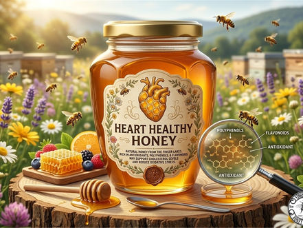 heart healthy honey poster