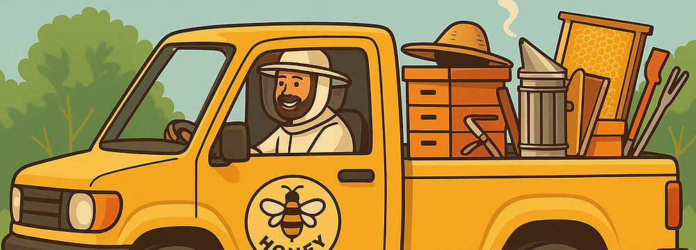 honey truck with equipment