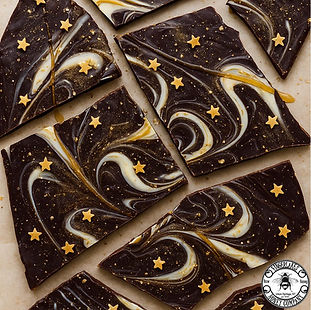 Honey & Dark Chocolate Galaxy Bark