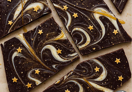 Honey & Dark Chocolate Galaxy Bark