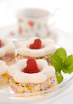 Queen Bee's Strawberry Chicken Salad Tea Sandwiches