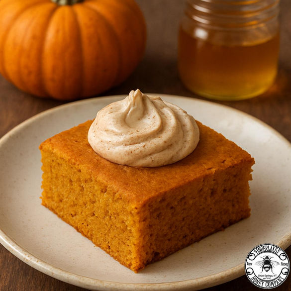 Pumpkin Cornbread {with Cinnamon Honey Butter}