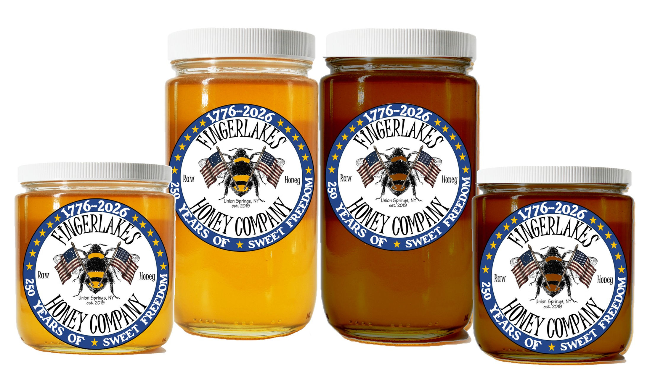 250 YEARS OF SWEET FREEDOM COMMEMORATIVE HONEY