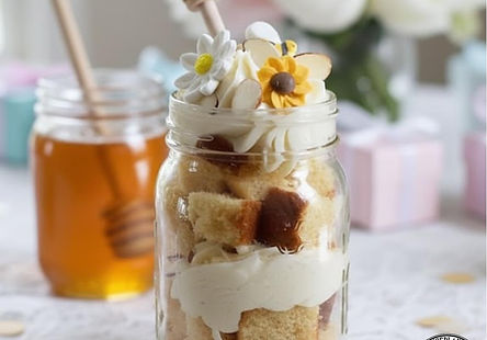 Mason Jar Honey Cakes