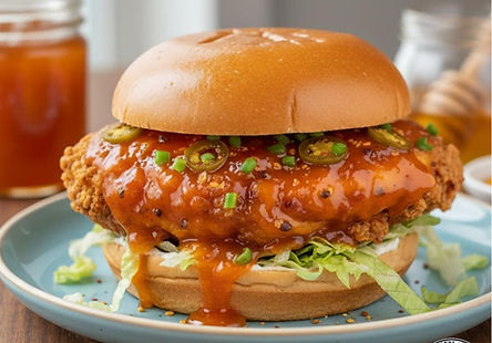 Sweet & Spicy Honey Chicken Sandwich