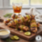 Chicken Pickle Skewers