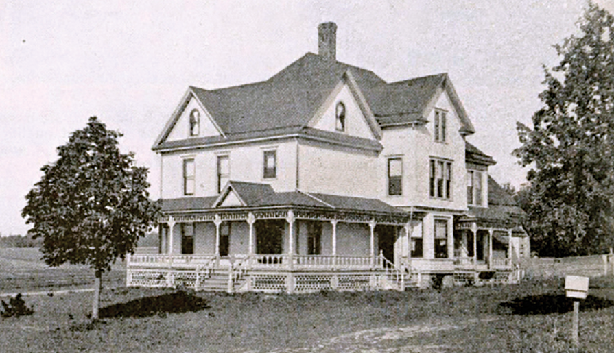 



Residence of David Coggshall, West Groton, NY, 1897.

