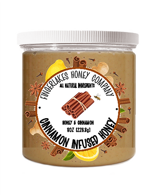8oz infused cinnamon honey