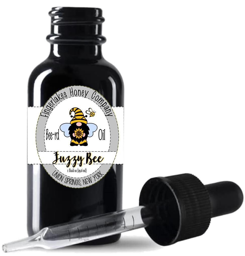 Thumbnail: 1oz fuzzy bee unscented bee-rd oil with dropper