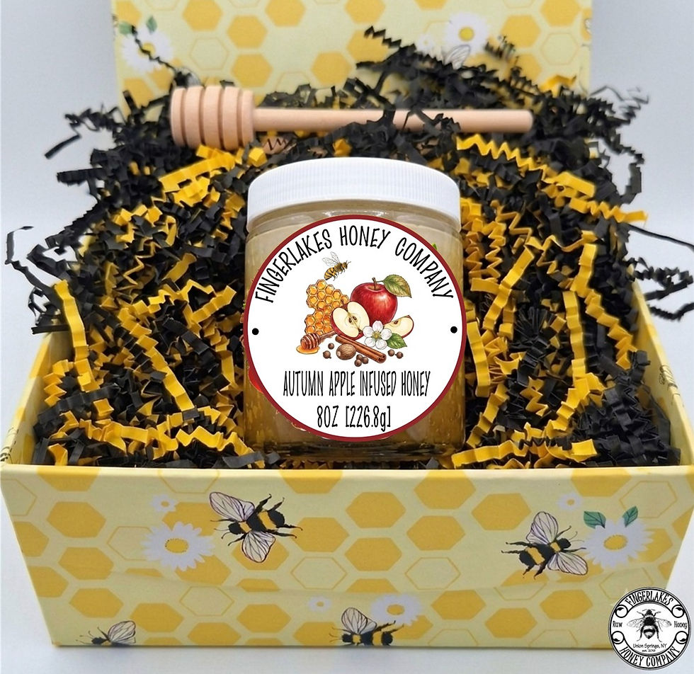 BEES, FLOWERS, & HONEYCOMB INFUSED small GIFT BOX
