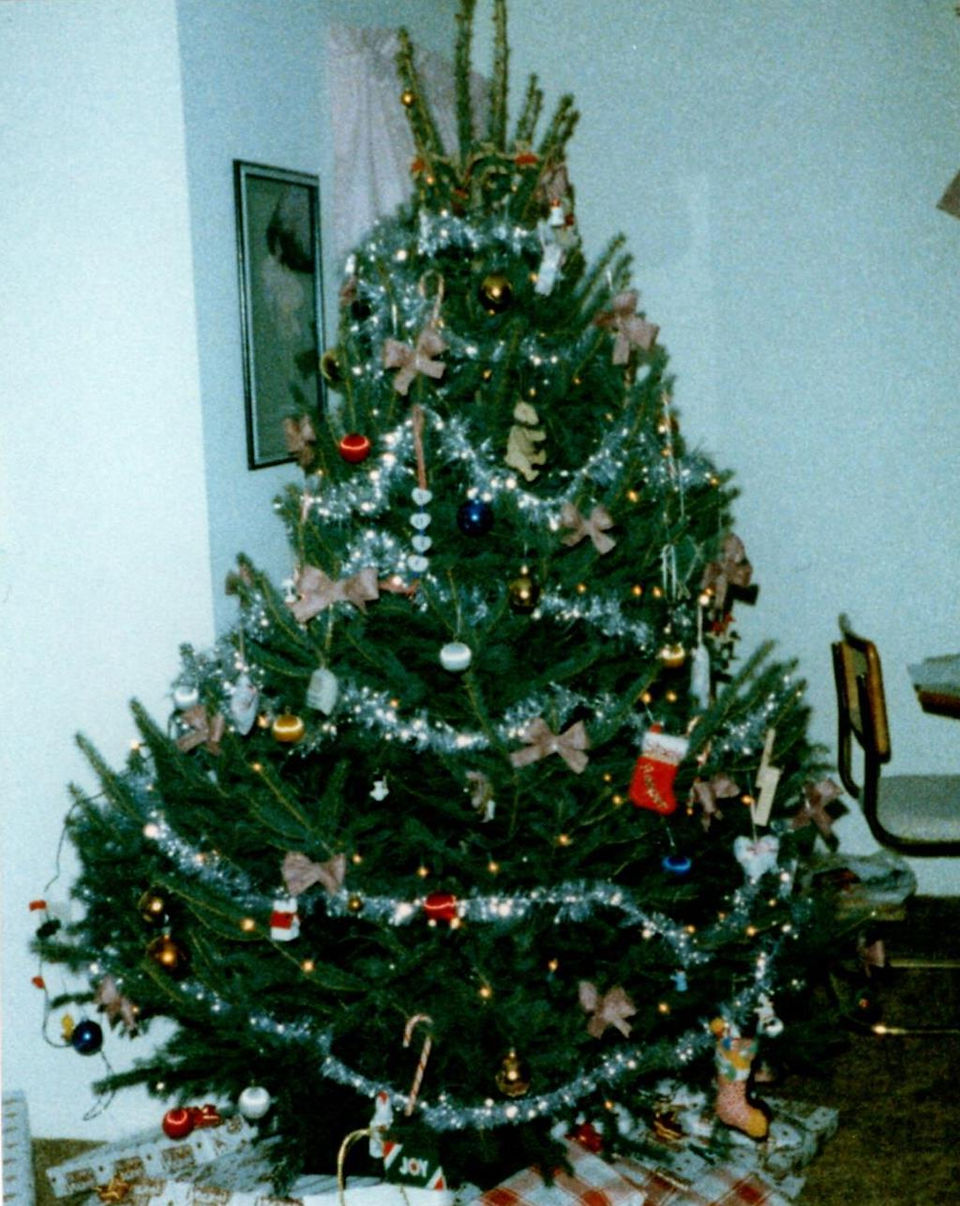 my first real christmas tree