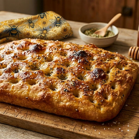 Honey Focaccia Bread