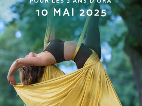 ORA fête ses 3 ans ! 🎉