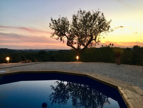 Facing west, you can enjoy daily sunsets that are stunning