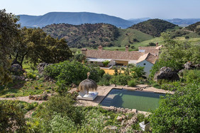 This Finca integrates with the landscape beautifully