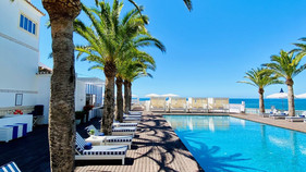 Looking towards the Atlantic from the pool area