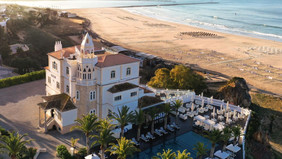 The Bela Vista Hotel is set right on the cliffs of Praia da Rocha