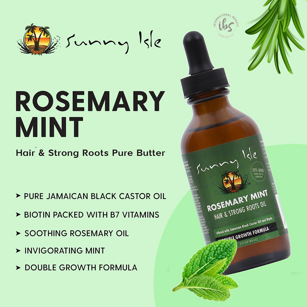 Thumbnail: Sunny Isle Rosemary Mint Hair & Strong Roots Oil 3oz