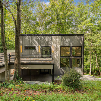 Bright daytime exterior of Metro Atlanta home photographed for listing