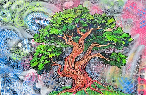 Original painting by Joy Bliss, Spotlight Resident at the Amster Art Gallery in Buda, Texas