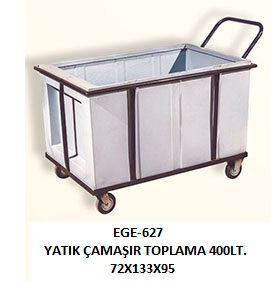 YATIK ÇAMAŞIR TOPLAMA ARABASI 400 LT (SİNOP)