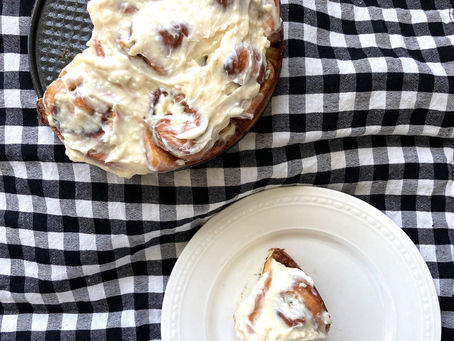 Cinnamon and Cardamom Rolls with Cream Cheese Frosting