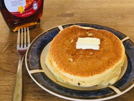 Fluffy Vanilla Scented Malted Buttermilk Pancakes