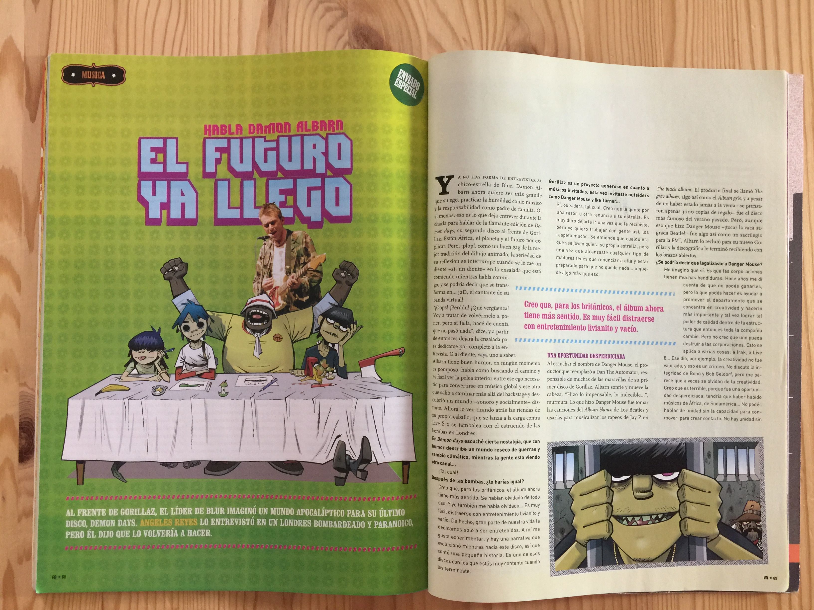 Damon Albarn-Gorillaz interview