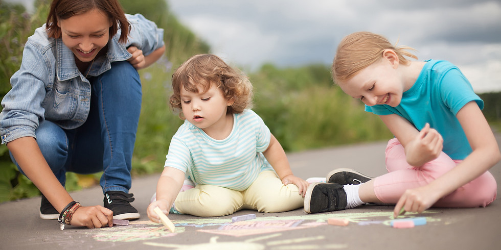 Sidewalk Chalk Challenge Kickoff