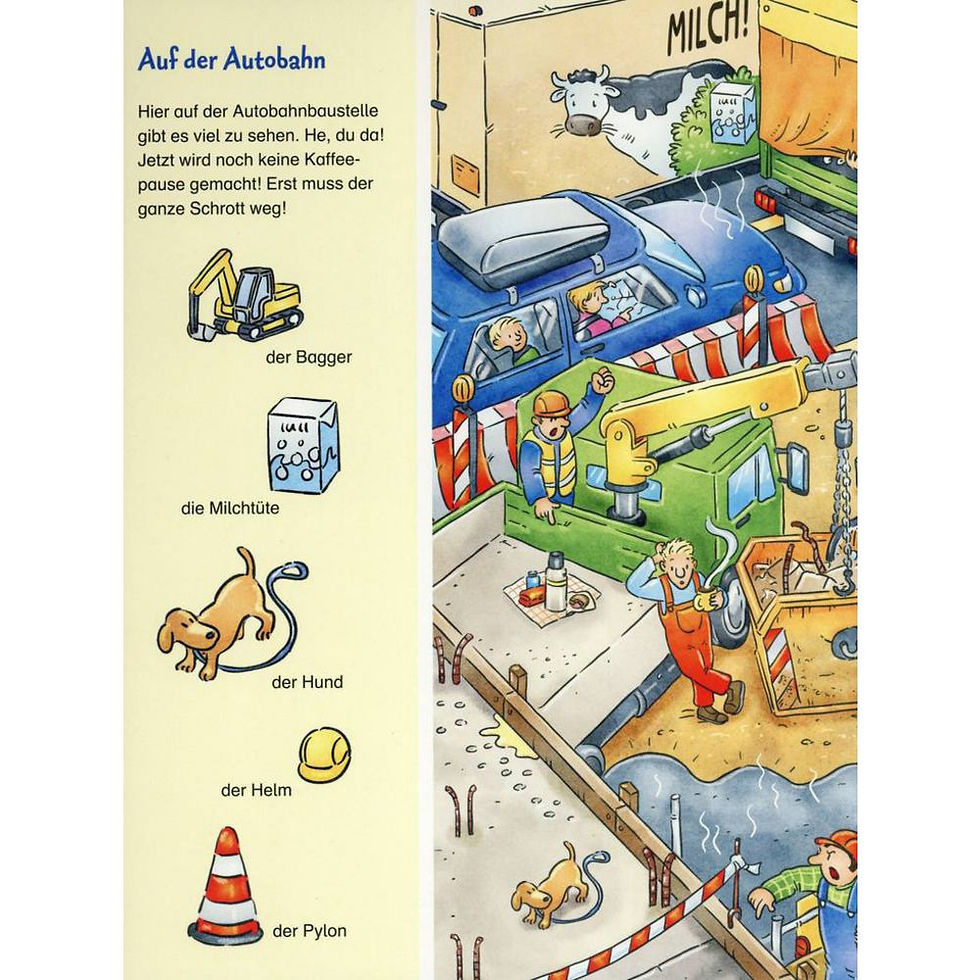 Miniatura: Mein allererstes Wimmel-Puzzle-Buch - Auf der Baustelle
