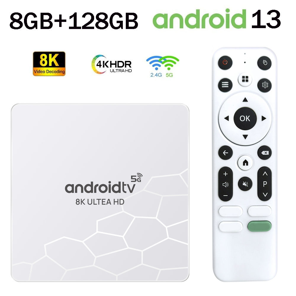 Q96 OHP 8K Android 13 HD 8K 4K HDR Smart TV Box 8GB 128GB OTA 4G 5G Dual Wifi Hi