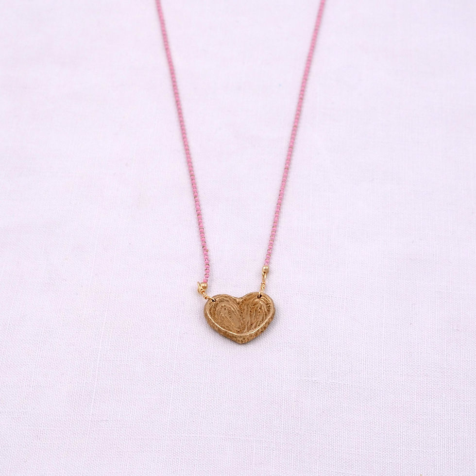 Miniature : Collier PALMITO bronze