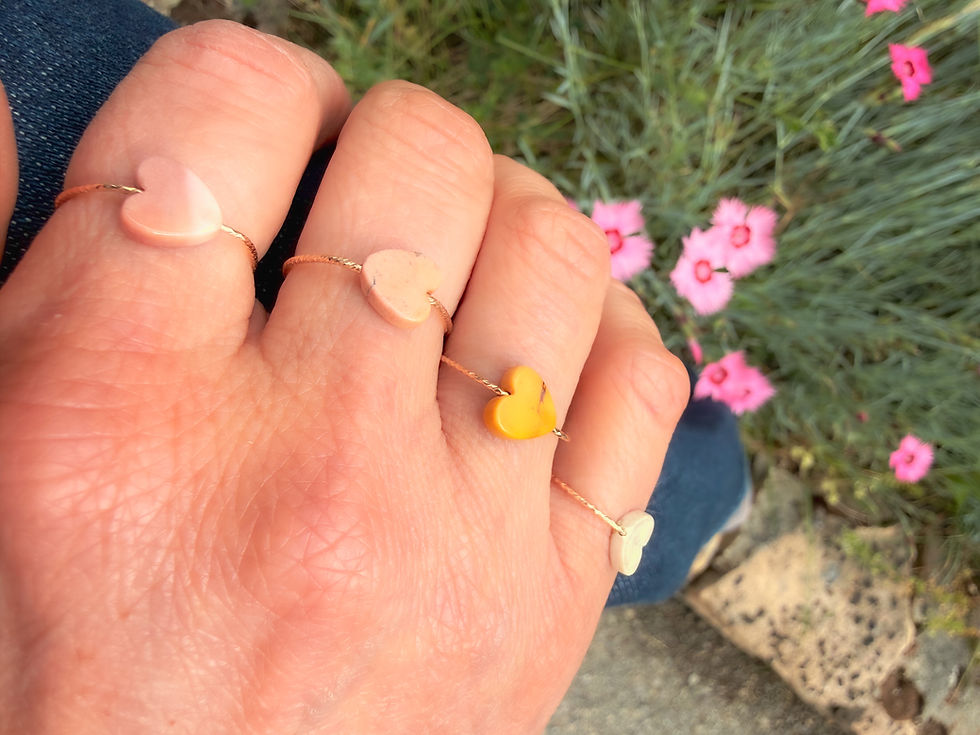 Thumbnail: Bague COEUR jaspe