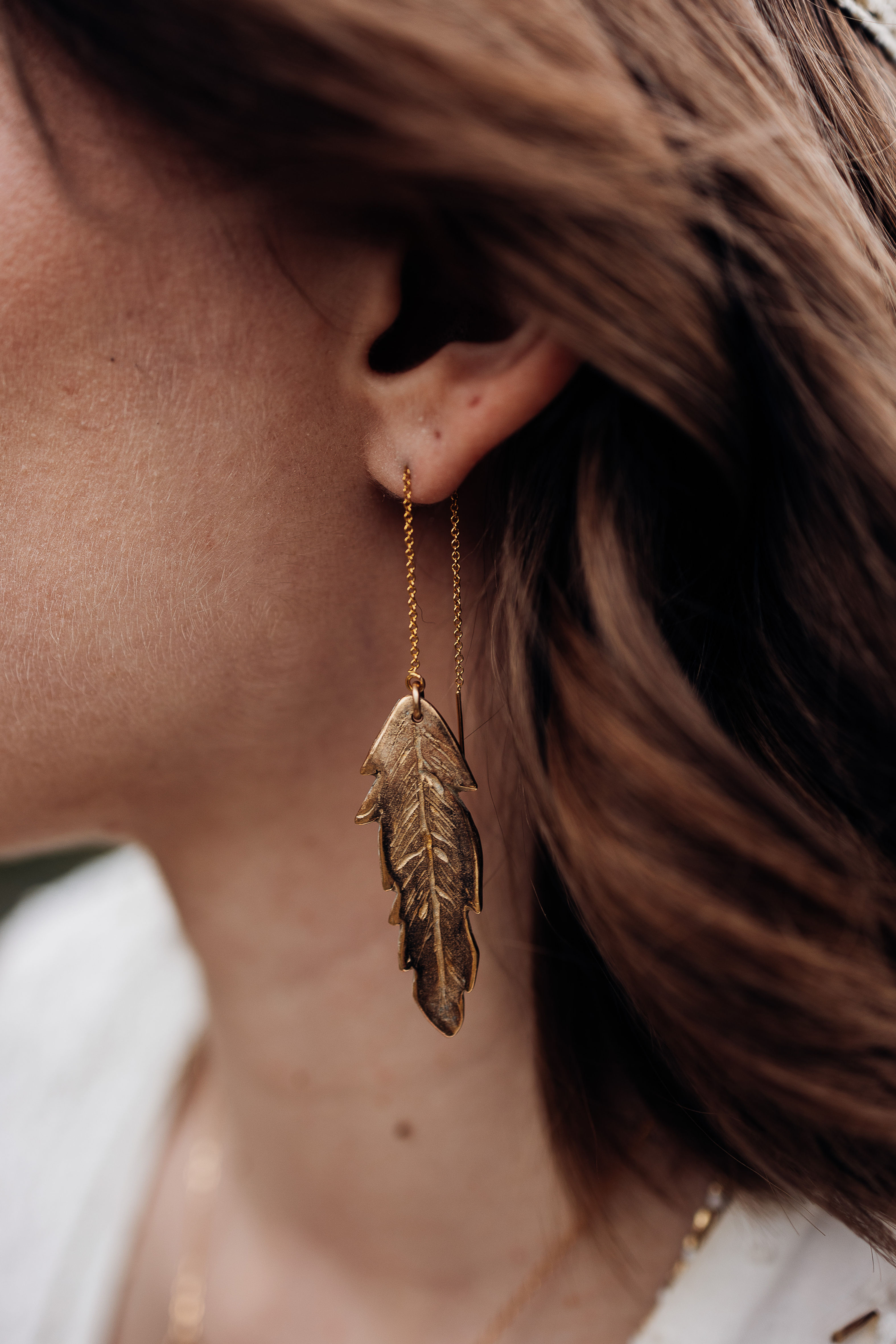 Boucles d'oreilles PLUME