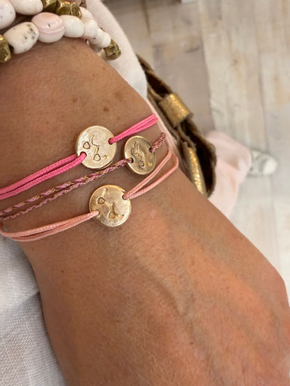 bracelet, bronze, bijou bronze, bracelet bronze, bracelet octobre rose, bijou octobre rose,