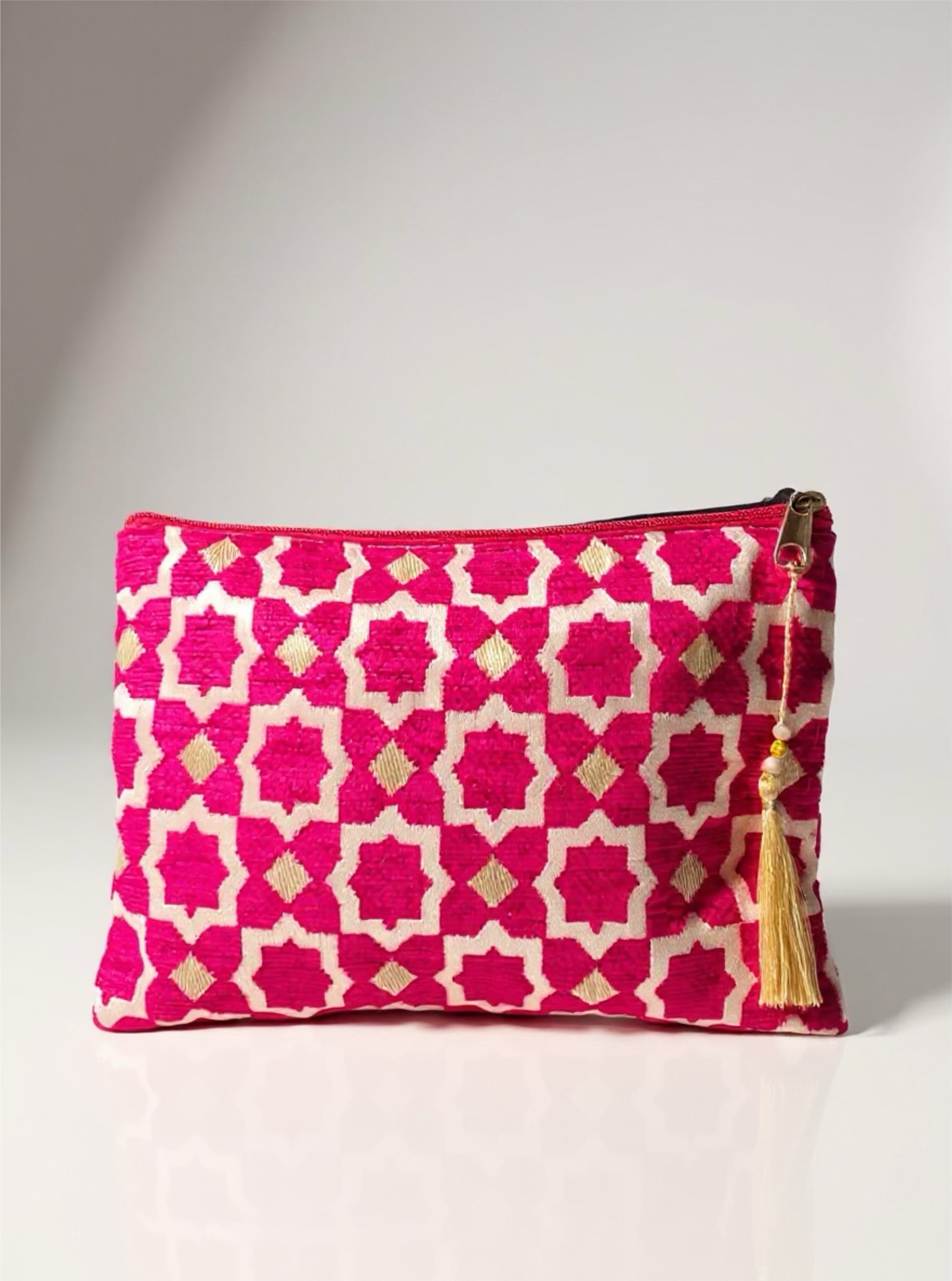 Geometric Pink Fushia