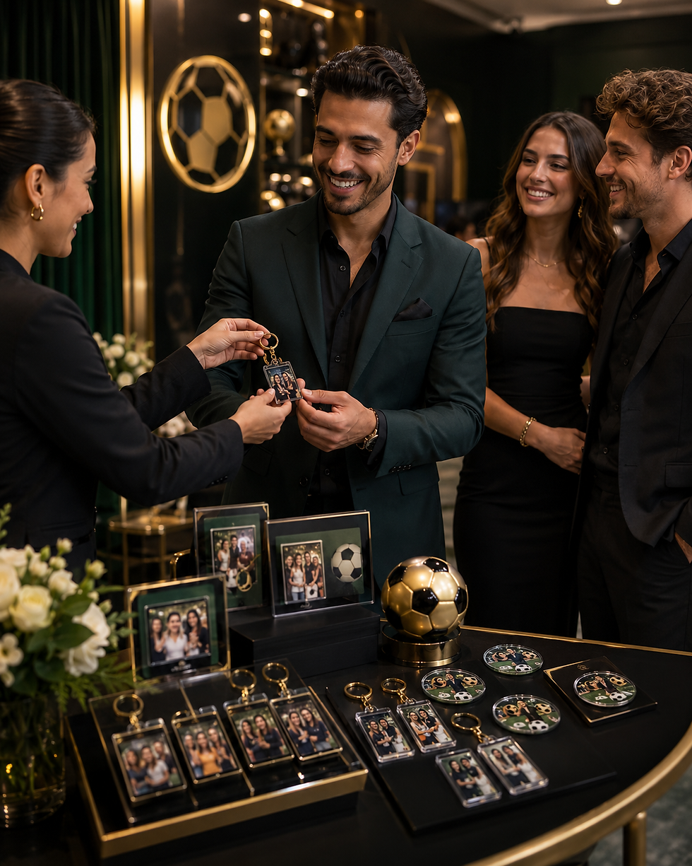 branded photo keepsakes for World Cup sponsor event