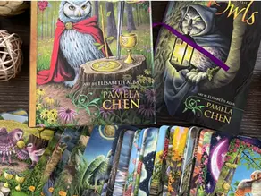  Tarot of the Owls - Tarot Deck Review - Pamela Chen