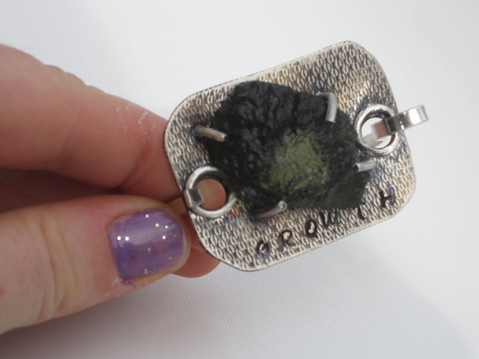 Thumbnail: Moldavite "Growth" Bracelet