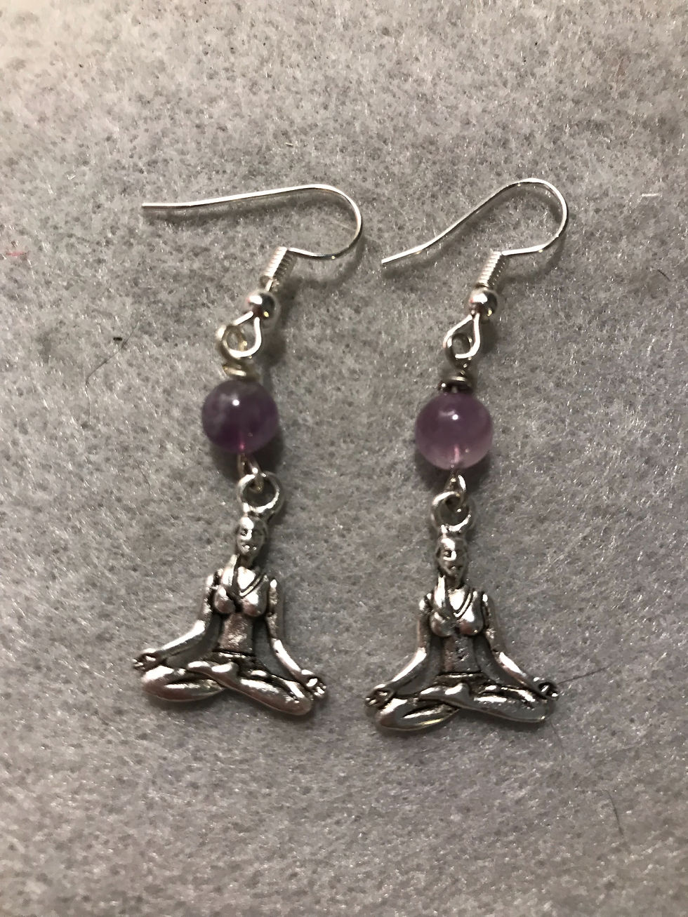 Yogini amethyst earrings 