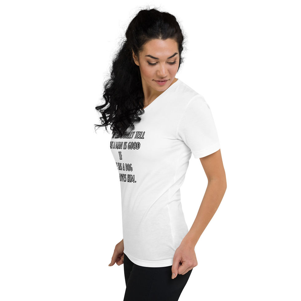 Thumbnail: IF Unisex Short Sleeve V-Neck T-Shirt