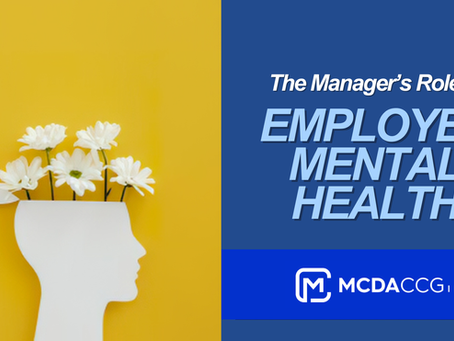 The Manager's Role in Employee Mental Health