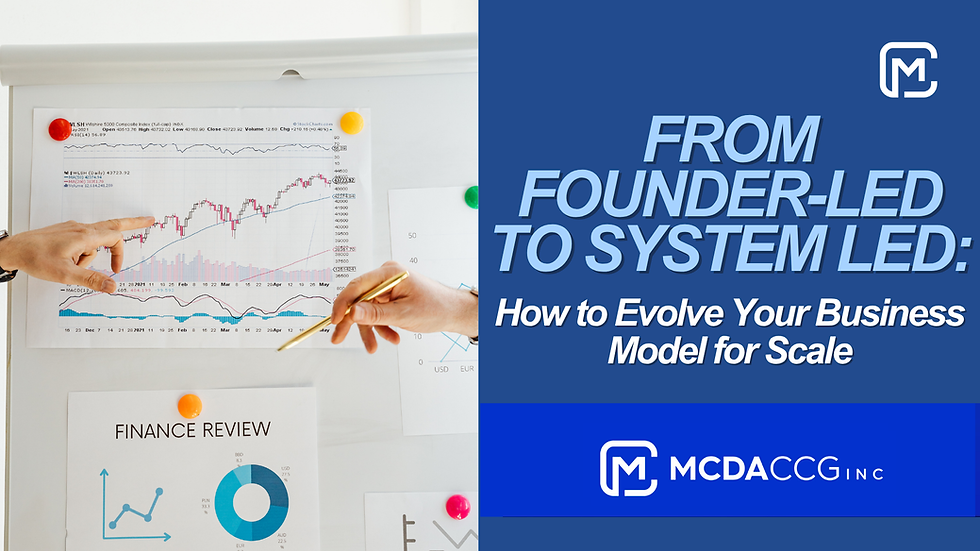 From Founder-Led to System-Led: How to Evolve Your Business Model for Scale