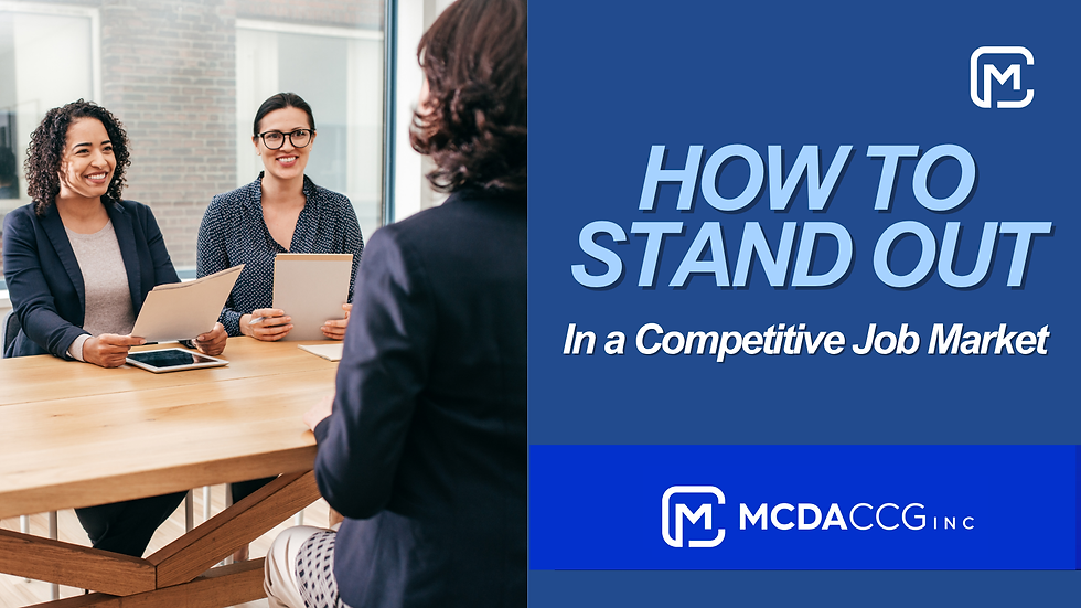 How to Stand Out in a Competitive Job Market
