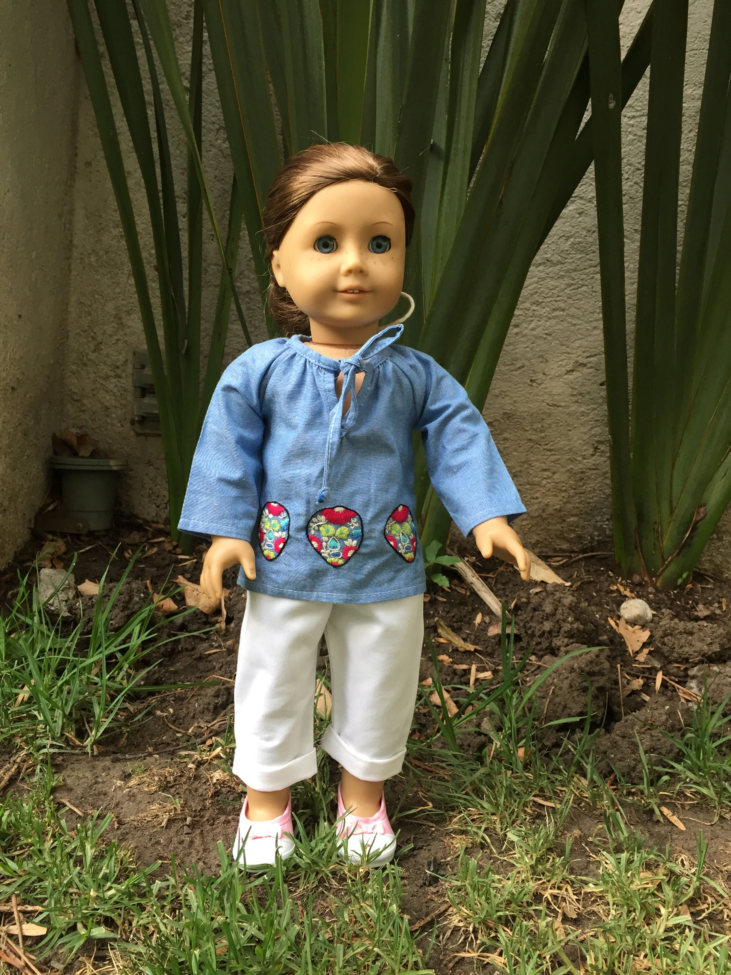 CAMISA OAXACA MEZCLILLA CALACAS