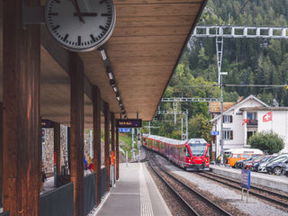 Bahnhof, Herbstzeit